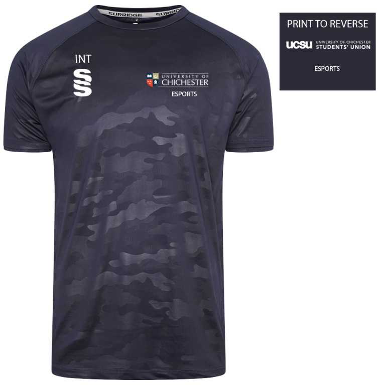 University of Chichester - Esports - Camo Training Shirt