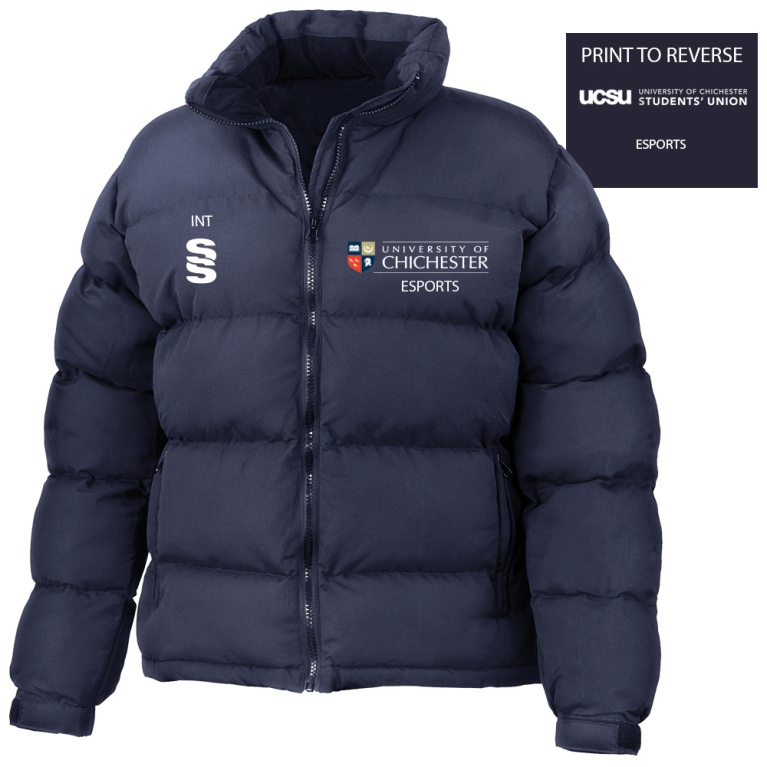 University of Chichester - Esports - Womens Puffa Jacket